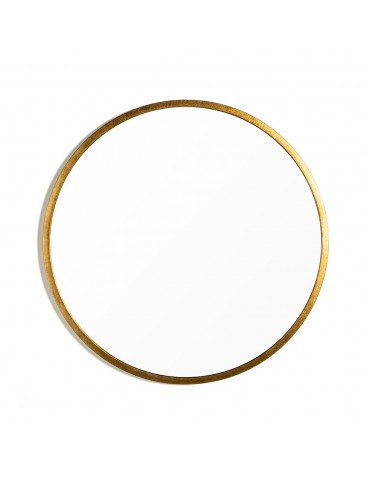 Miroir rond métal doré vieilli DMI4057002Delamaison