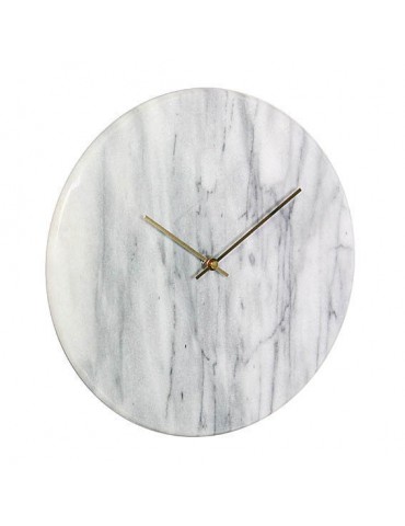 Horloge murale ronde en marbre D.30cm DHO4050018Delamaison