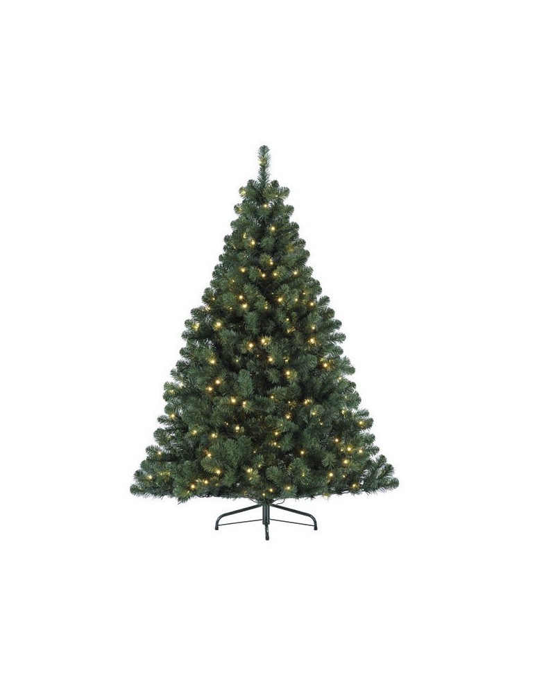 Sapin LED artificiel épine dense hauteur 210cm DNO4063301Decoris