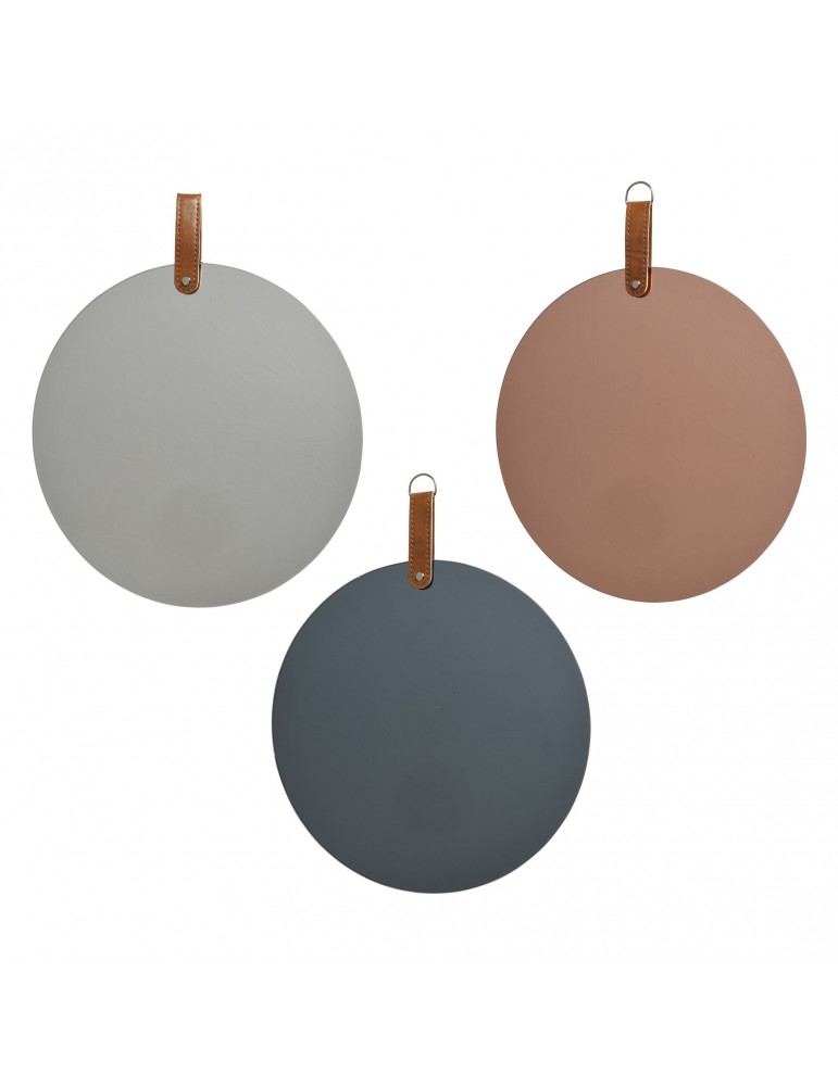 Miroir teinté rond (Lot de 3) DMI4063221Decoris