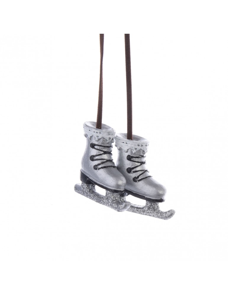 Suspension de noël argent forme patins à roulette DEO4035046 Suspension de noël argent forme patins à roulette DEO4035046