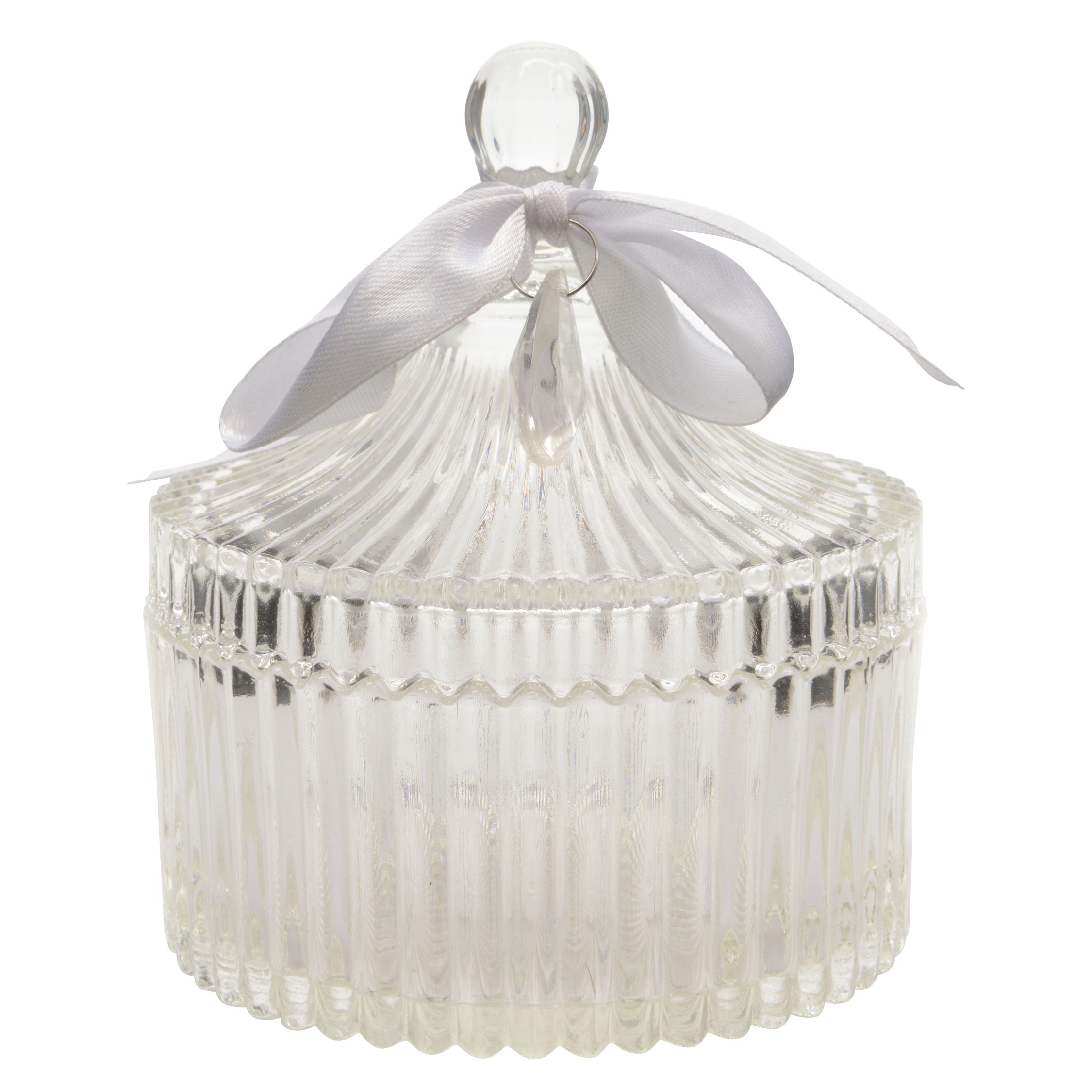 Bonbonnière en verre strié ADE4063280