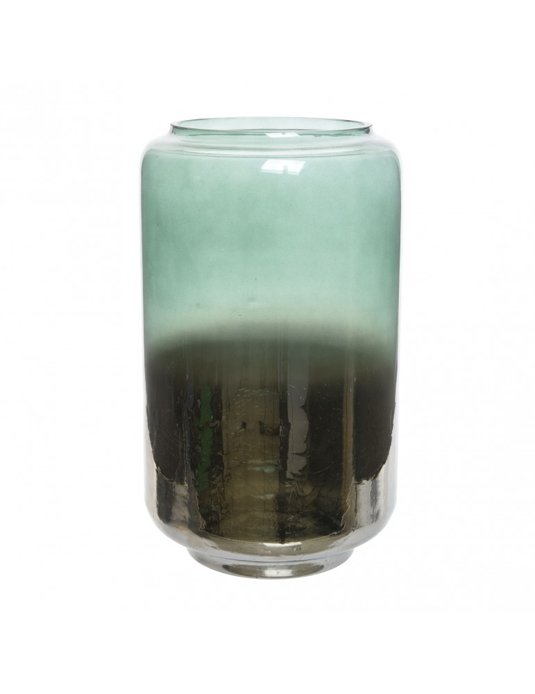 Photophore bicolore en verre bleu et vert H25 DEC4063492 Photophore bicolore en verre bleu et vert H25 DEC4063492