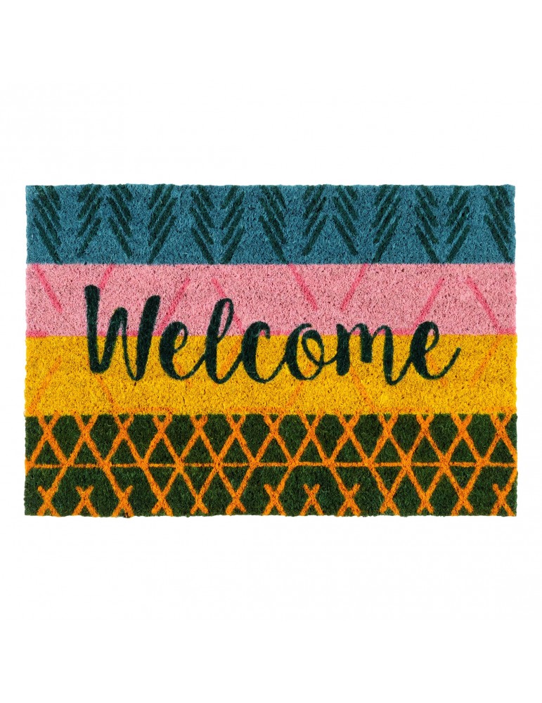 Paillasson coco motif graphique 40x60cm ORYLIA DPA4134005Stof Paillasson coco motif graphique 40x60cm ORYLIA DPA4134005Stof