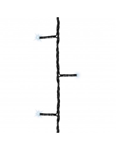 LED guirlande clignotante extérieur blanc froid 21m câble noir IGU4101060Lumineo