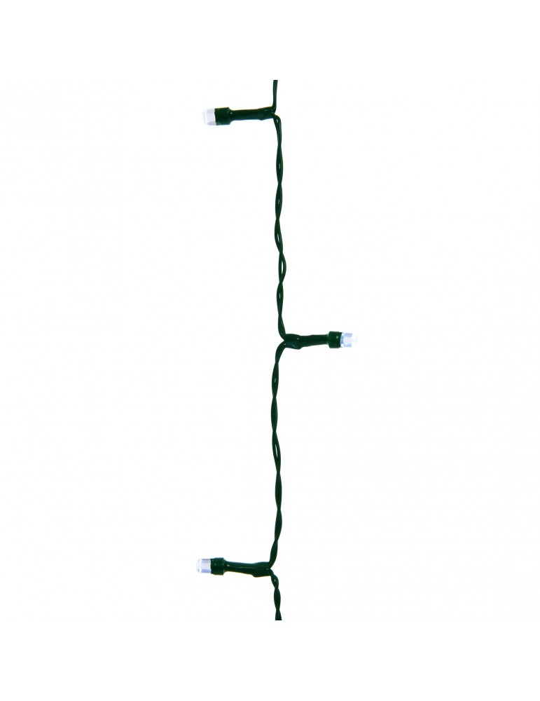 LED guirlande clignotante extérieur blanc froid 14,9m câble vert IGU4101053
