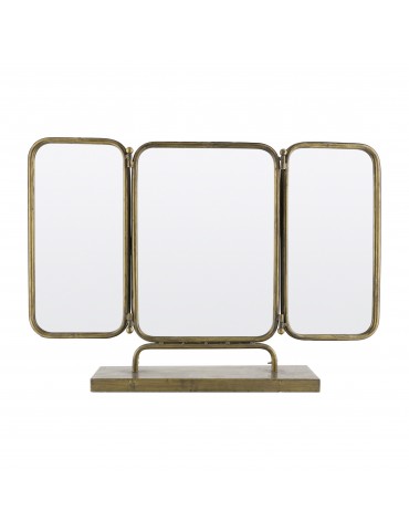 Miroir barbier sur pied POLA doré DMI4094025BePureHome