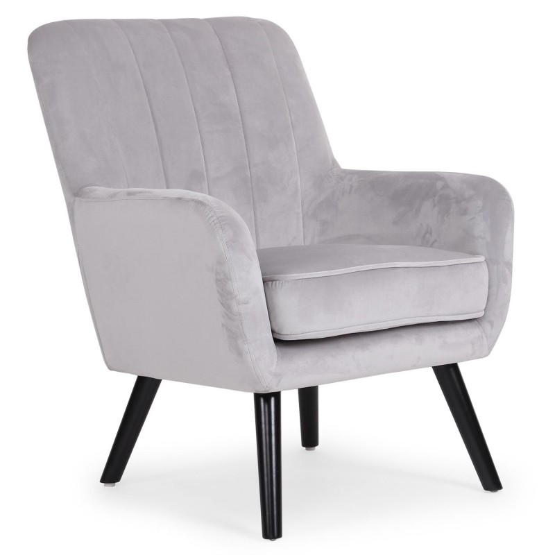 Fauteuil Nevada Velours Argent qh8983velvetsilver