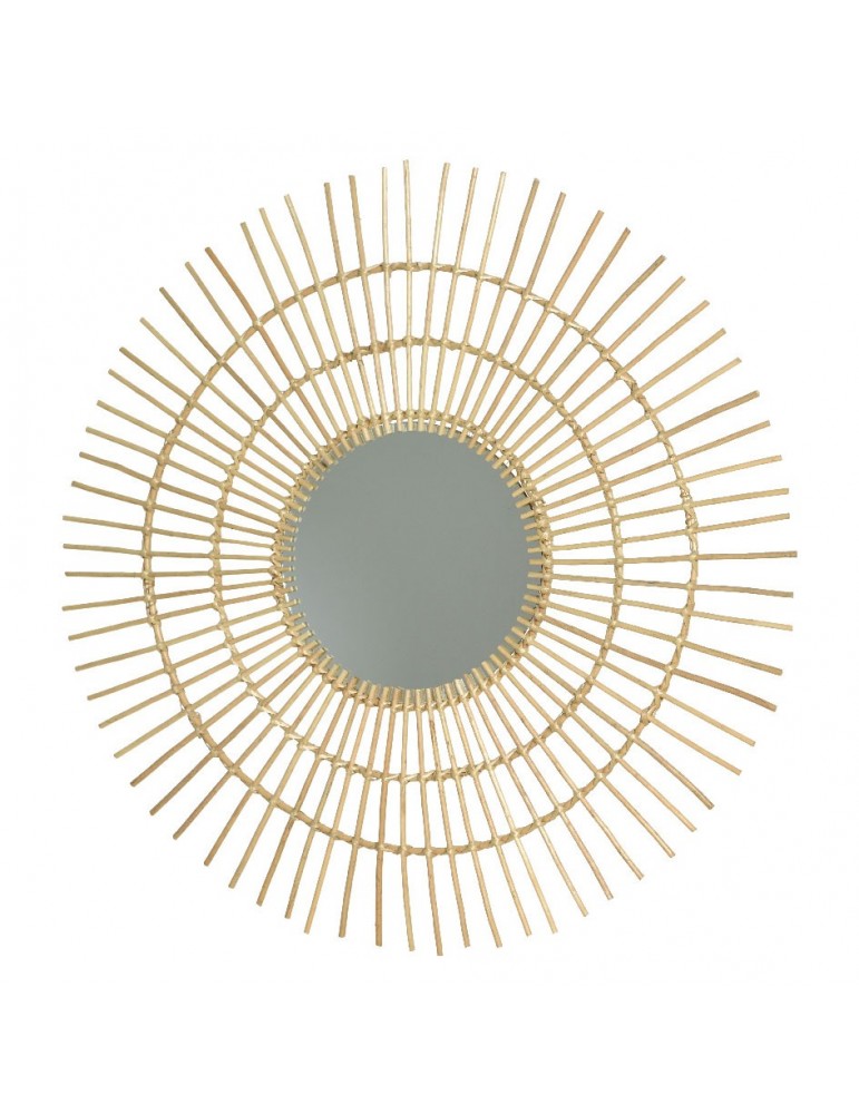Miroir soleil en saule d.110cm DMI4248048Decoris