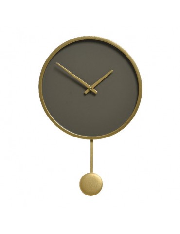 Horloge à pendule en bois gris d.30cm DHO4248101Decoris