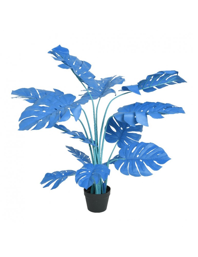 Monstera artificiel bleu en pot H.113cm JUNGLE DAA4248010Decoris