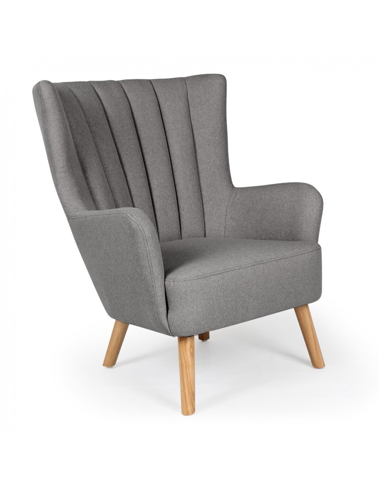 Fauteuil scandinave Vidal Gris qh8861darkgrey