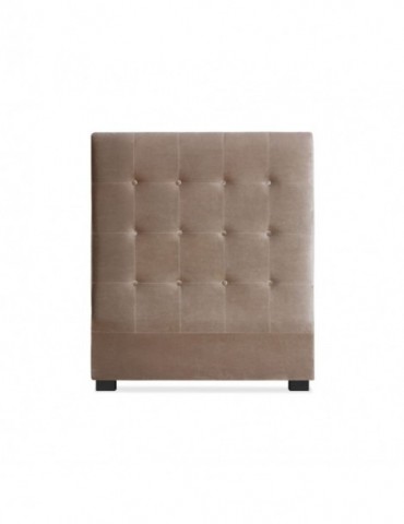 Tête de lit Luxor 90cm Velours Taupe lf155h90vtaupe