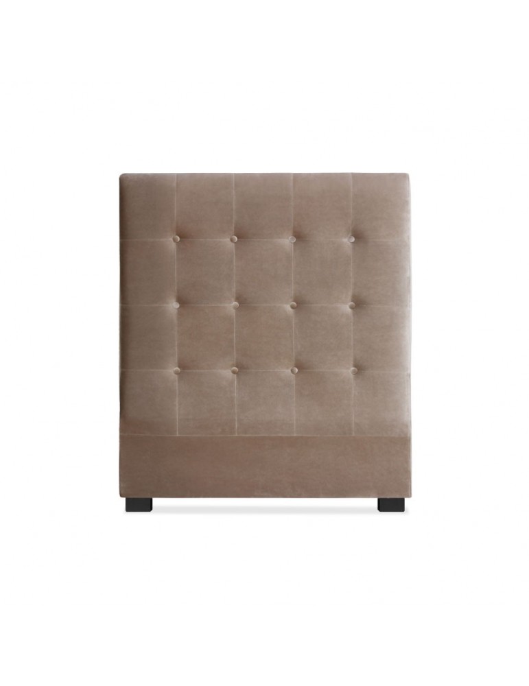 Tête de lit Luxor 90cm Velours Taupe lf155h90vtaupe