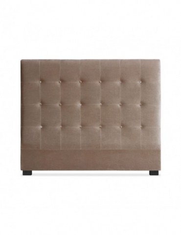 Tête de lit Luxor 140cm Velours Taupe lf155h140vtaupe