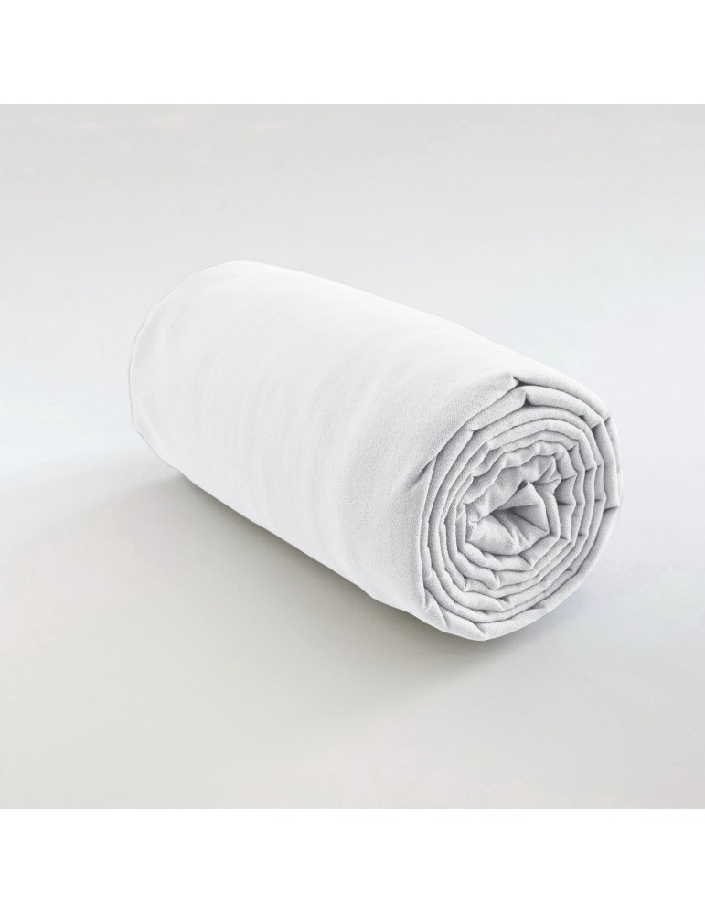 Drap housse uni Coton Blanc 90 x 190 x 35 4562010501Les Ateliers du Linge Drap housse uni Coton Blanc 90 x 190 x 35 4562010501Les Ateliers du Linge