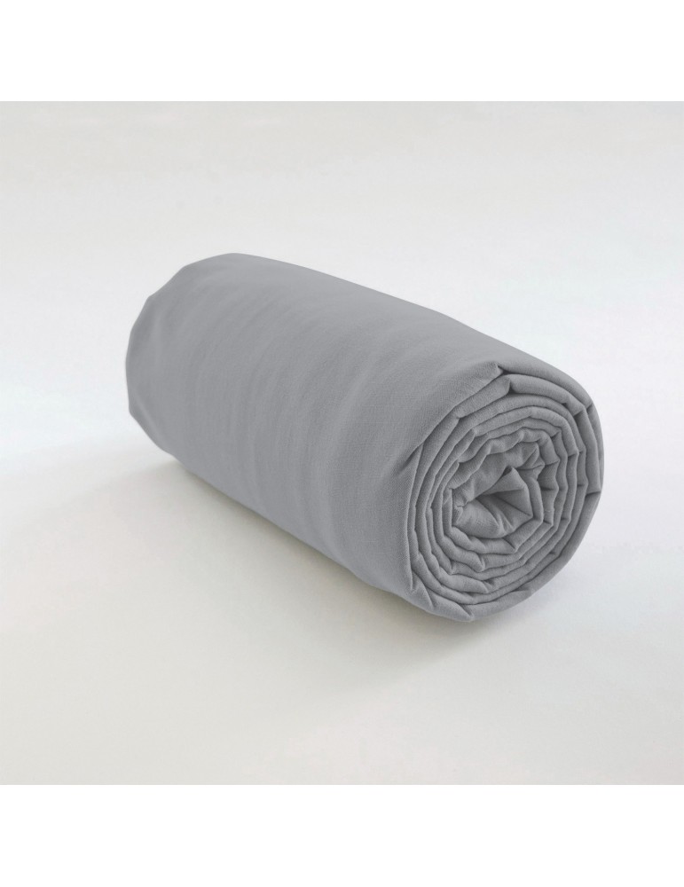 Drap housse uni Coton Gris clair 90 x 190 x 35 4562070501Les Ateliers du Linge Drap housse uni Coton Gris clair 90 x 190 x 35 4562070501Les Ateliers du Linge