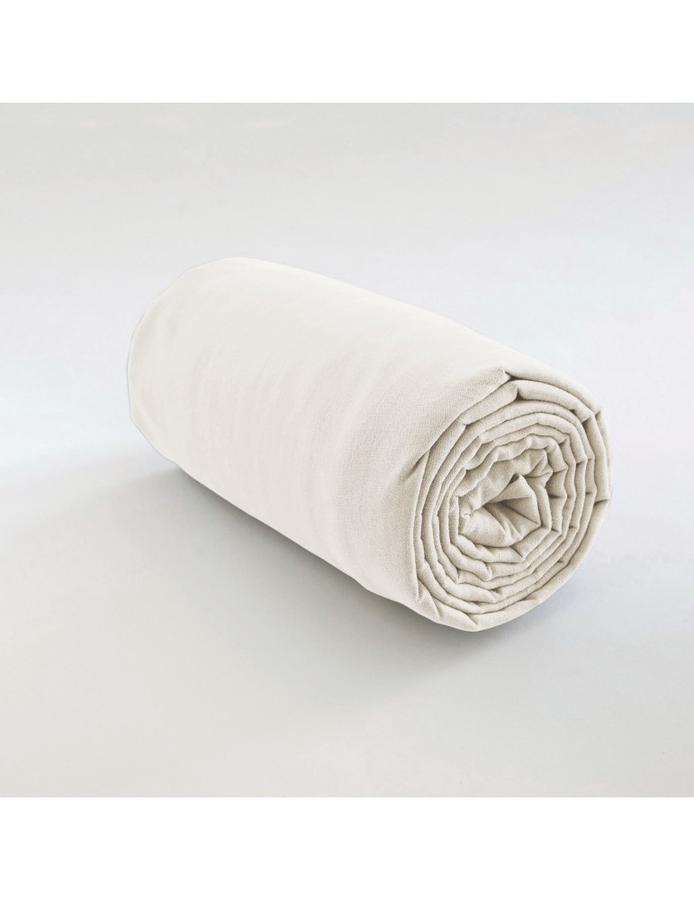 Drap housse uni Coton Ivoire 90 x 190 x 35 4562080501Les Ateliers du Linge Drap housse uni Coton Ivoire 90 x 190 x 35 4562080501Les Ateliers du Linge