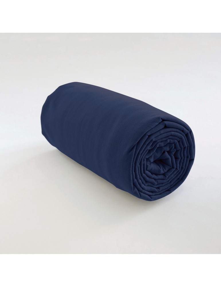 Drap housse uni Coton Bleu 140 x 190 x 35 4564060501Les Ateliers du Linge Drap housse uni Coton Bleu 140 x 190 x 35 4564060501Les Ateliers du Linge