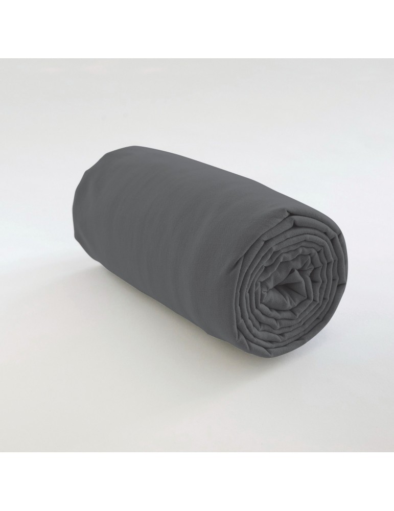 Drap housse uni Coton Gris foncé 160 x 200 x 35 4565075501Les Ateliers du Linge Drap housse uni Coton Gris foncé 160 x 200 x 35 4565075501Les Ateliers du Linge