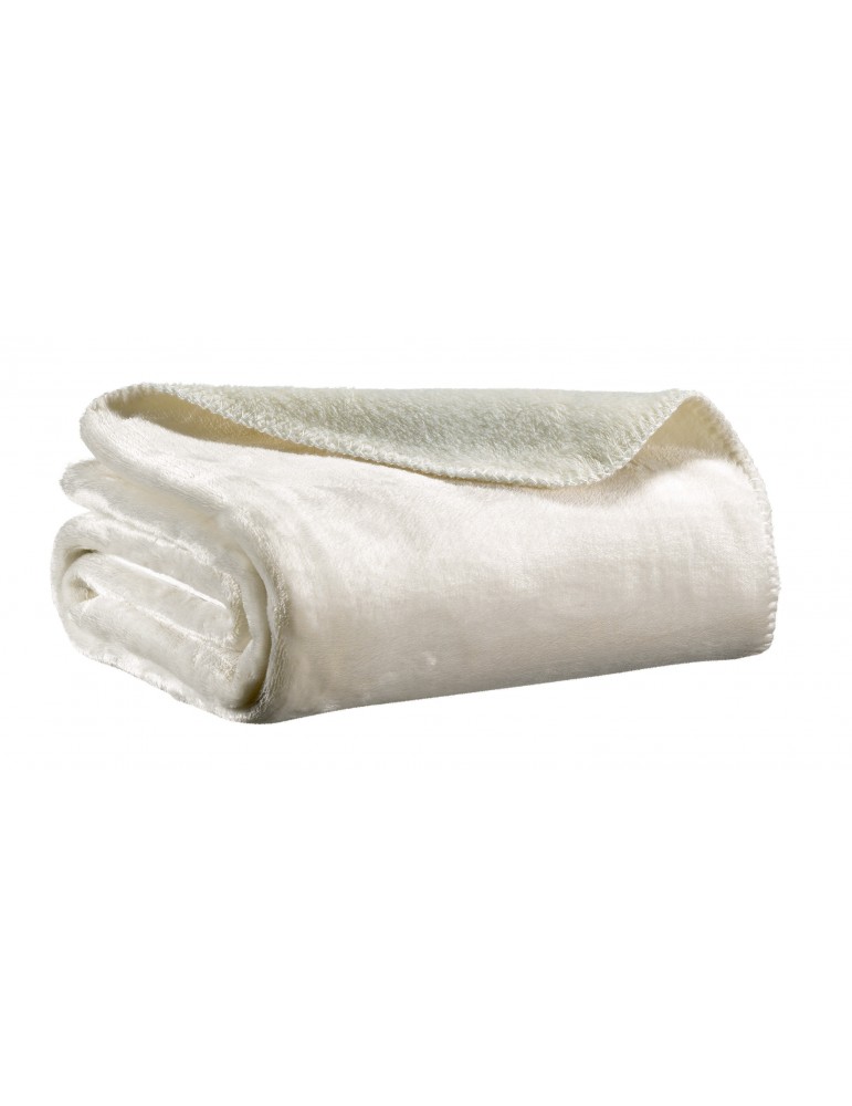 Plaid Natura Ivoire 120 x 150 2834015000Les Ateliers du Linge Plaid Natura Ivoire 120 x 150 2834015000Les Ateliers du Linge