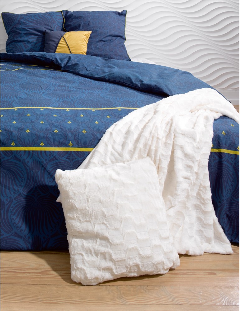 Plaid Ska Ivoire 130 x 170 2168015000Les Ateliers du Linge Plaid Ska Ivoire 130 x 170 2168015000Les Ateliers du Linge