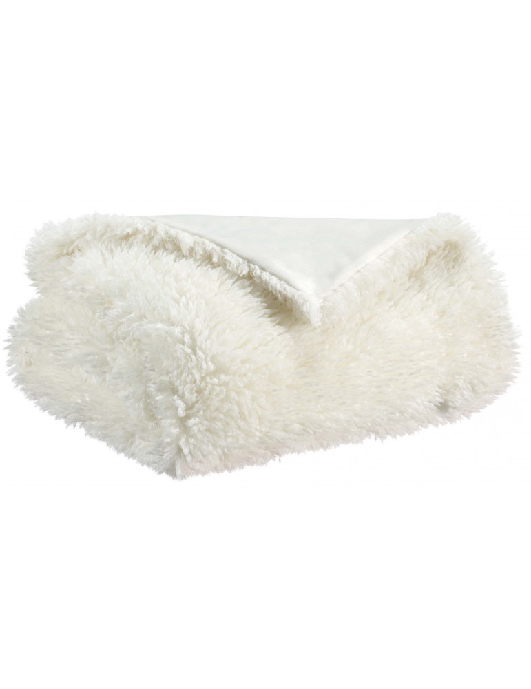 Plaid Milly Neige 125 x 150 7603110000Vivaraise Plaid Milly Neige 125 x 150 7603110000Vivaraise