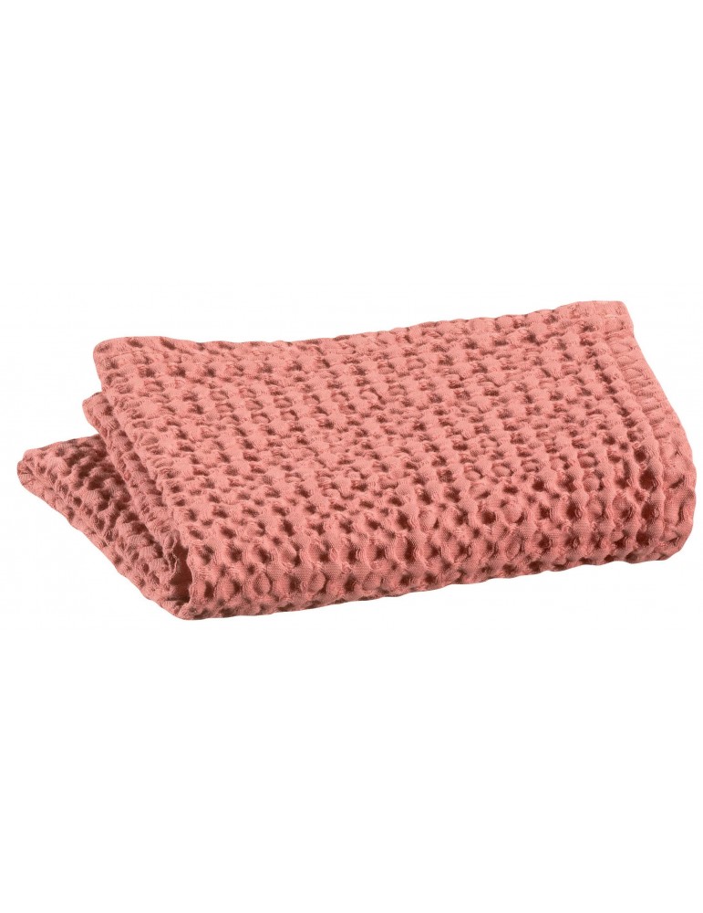 Serviette invité stonewash Nagari Blush 30 x 50 3047232000Vivaraise Serviette invité stonewash Nagari Blush 30 x 50 3047232000Vivaraise