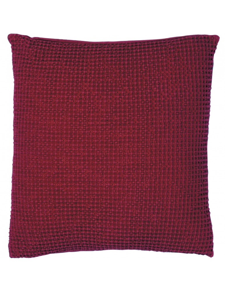 Coussin stonewashed Maia Griotte 45 x 45 1308793000Vivaraise Coussin stonewashed Maia Griotte 45 x 45 1308793000Vivaraise