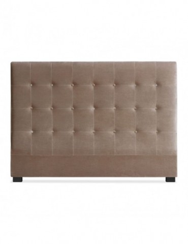 Tête de lit Luxor 160cm Velours Taupe lf155h160vtaupe