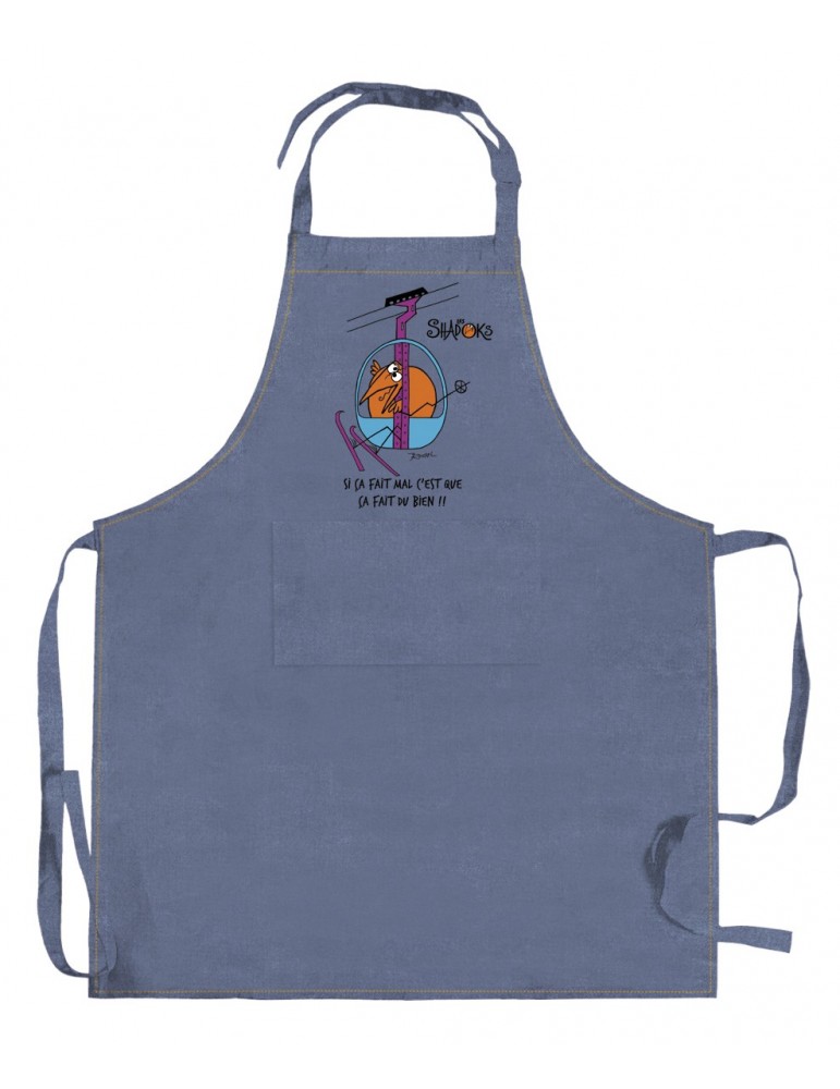 Tablier de cuisine Shadoks Téléphérique Jeans 90 x 72 5186065000Winkler Tablier de cuisine Shadoks Téléphérique Jeans 90 x 72 5186065000Winkler
