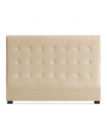 Tête de lit Luxor 160cm Velours Beige lf155h160vbeige