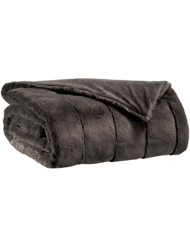 Plaid Asha Asphalte 140 x 180 7885074000Vivaraise Plaid Asha Asphalte 140 x 180 7885074000Vivaraise