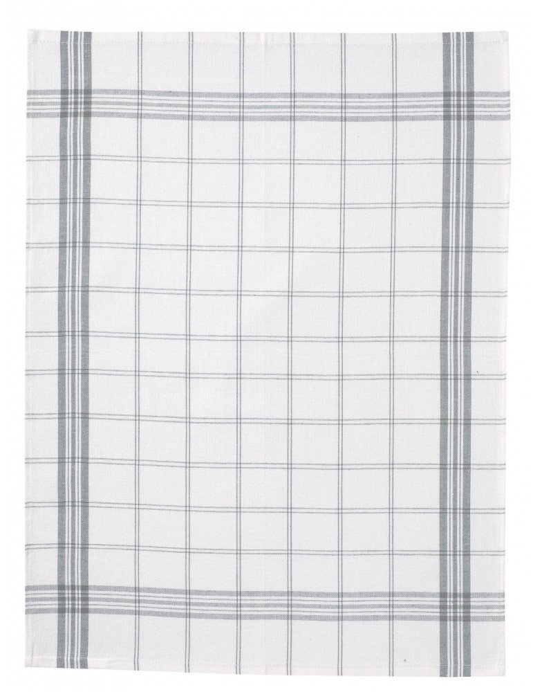 2 torchons Carreaux Stone 50 x 70 5083070602Les Ateliers du Linge 2 torchons Carreaux Stone 50 x 70 5083070602Les Ateliers du Linge