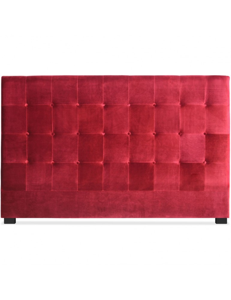 Tête de lit Luxor 180cm Velours Rouge lf155h180vrouge