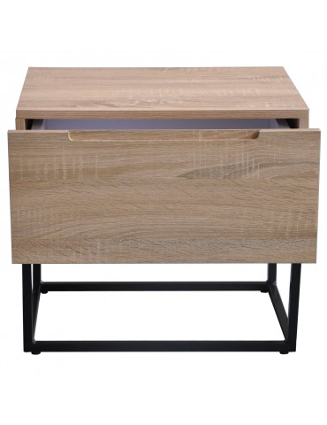 Table de chevet Logam 1 tiroir Chêne clair ks3212sonomaoak