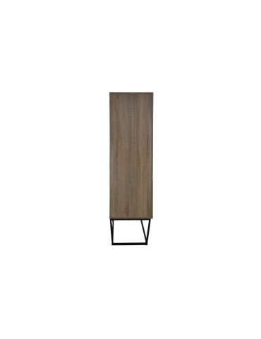 Buffet haut Logam 2 portes et 2 tiroirs Chêne clair ks3217sonomaoak