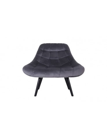 Fauteuil Danios Velours Gris 89271greyvelvet