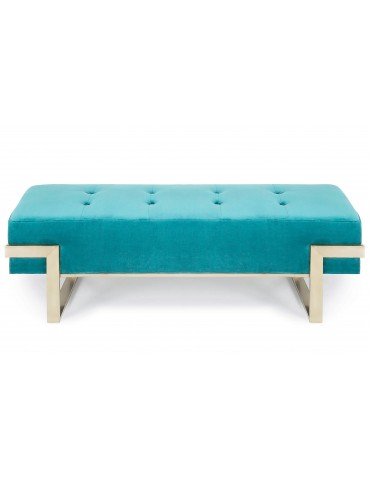 Banquette Istanbul Velours Vert menthe Pieds Or lsr19126mintvelvet