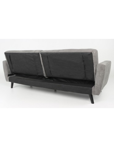 Canapé convertible Refresha Velours Gris Clair lf3332lightgreyvelvet