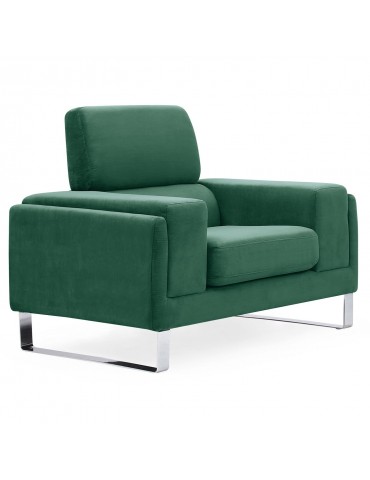 Fauteuil Barth Velours côtelé Vert 12181yk8165greenstripvelvet