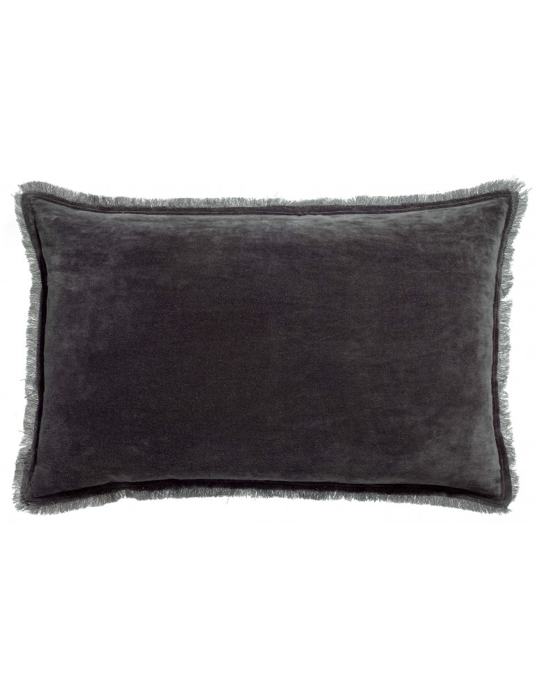 Coussin uni Fara Ombre 40 x 65 5743075000Vivaraise