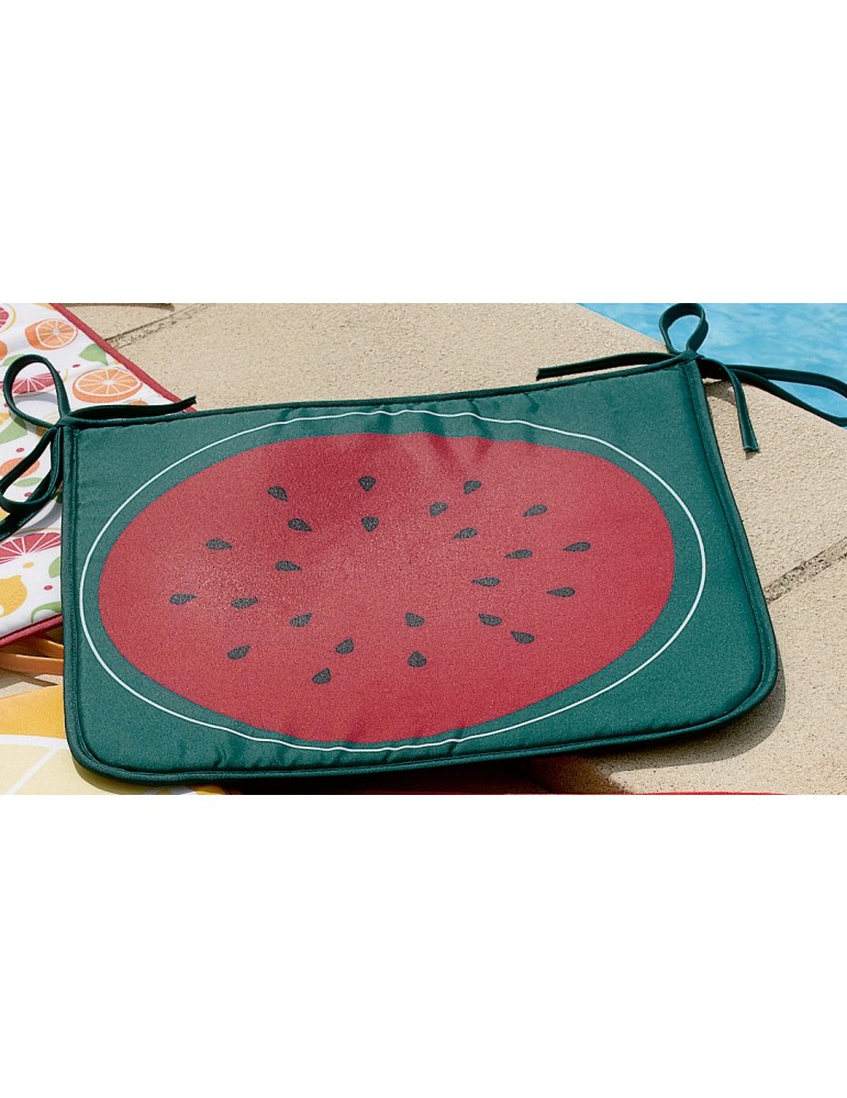Galette de chaise Frutti Rouge 38 x 38 x 2 cm 5890190000Les Ateliers du Linge Galette de chaise Frutti Rouge 38 x 38 x 2 cm 5890190000Les Ateliers du Linge