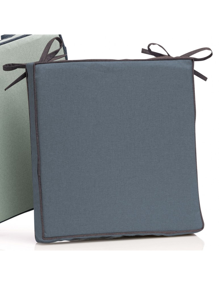 Galette de chaise Chinée épaisse Outdoor Bleu 38 x 38 x 5 cm 3534063000Les Ateliers du Linge Galette de chaise Chinée épaisse Outdoor Bleu 38 x 38 x 5 cm 3534063000Les Ateliers du Linge