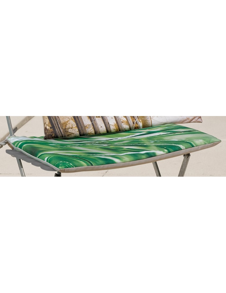 Galette de chaise plate Imprimée Outdoor Imprimé Herbe 38 x 38 x 2 cm 2155094000Les Ateliers du Linge Galette de chaise plate Imprimée Outdoor Imprimé Herbe 38 x 38 x 2 cm 2155094000Les Ateliers du Linge