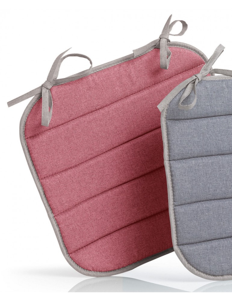 Galette de chaise plate Outdoor Chinée Rouge 37 x 37 x 1 cm 2151031000Les Ateliers du Linge Galette de chaise plate Outdoor Chinée Rouge 37 x 37 x 1 cm 2151031000Les Ateliers du Linge