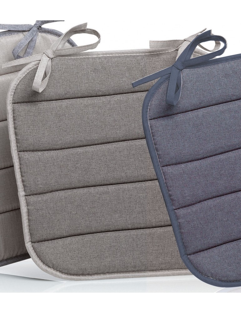 Galette de chaise plate Outdoor Chinée Gris foncé 37 x 37 x 1 cm 2151075000Les Ateliers du Linge Galette de chaise plate Outdoor Chinée Gris foncé 37 x 37 x 1 cm 2151075000Les Ateliers du Linge