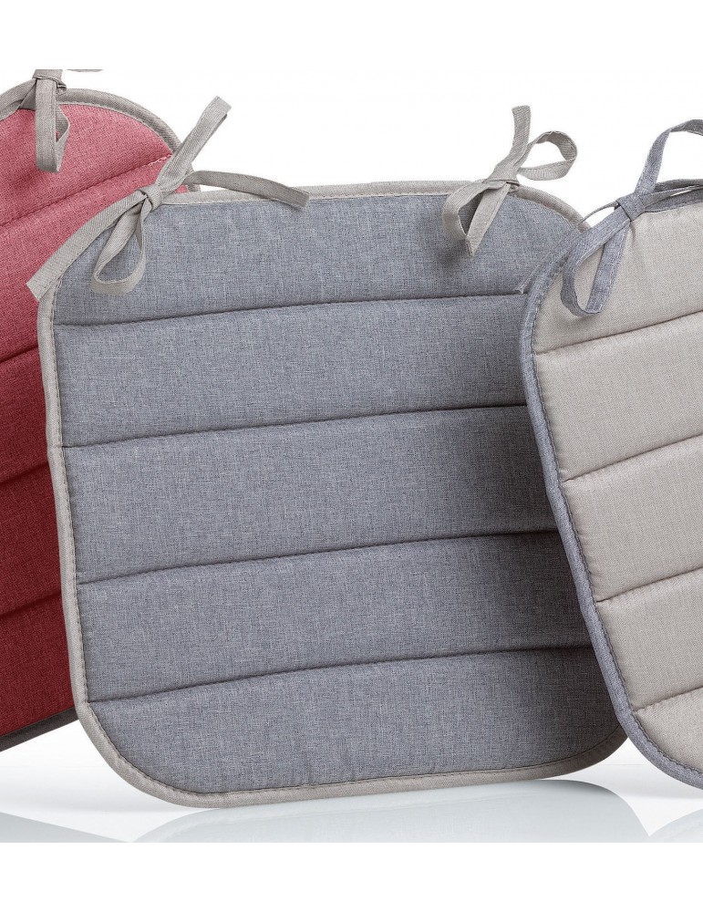 Galette de chaise plate Outdoor Chinée Gris 37 x 37 x 1 cm 2151070000Les Ateliers du Linge Galette de chaise plate Outdoor Chinée Gris 37 x 37 x 1 cm 2151070000Les Ateliers du Linge