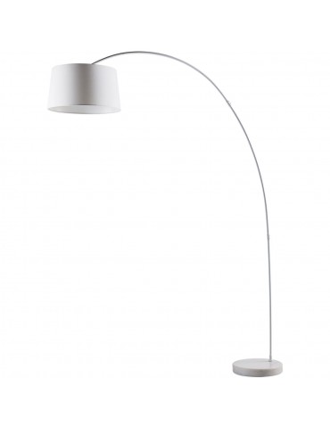 lampadaire arc en métal senisa blanc 26212BL