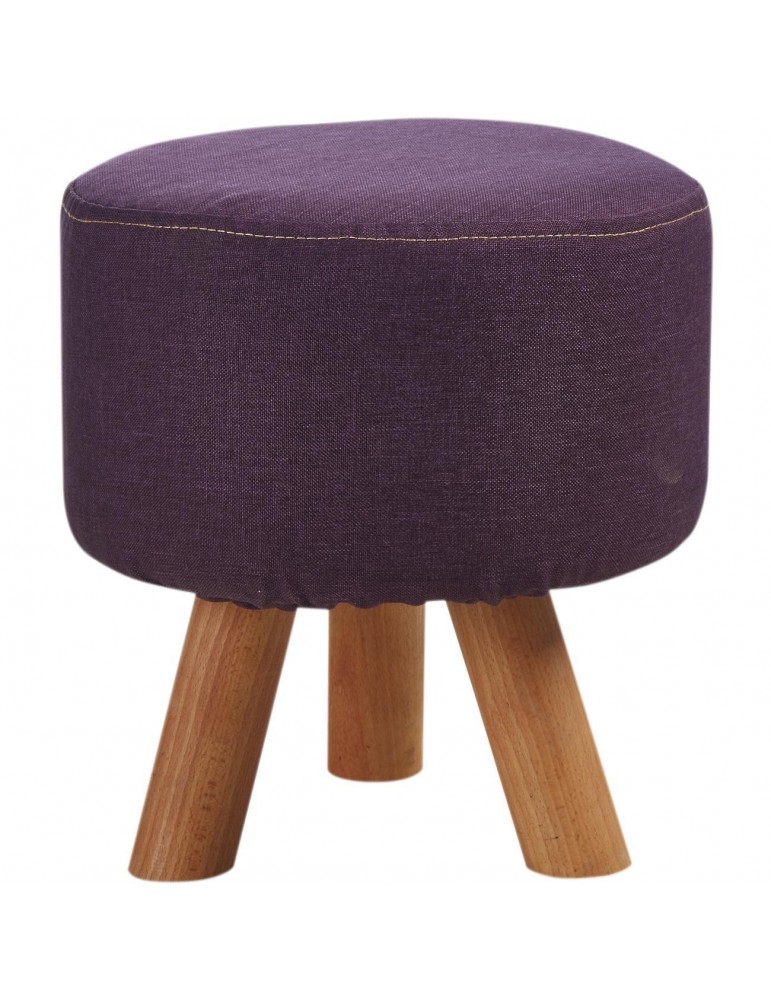 Pouf design confortable khalida violet 41300VI